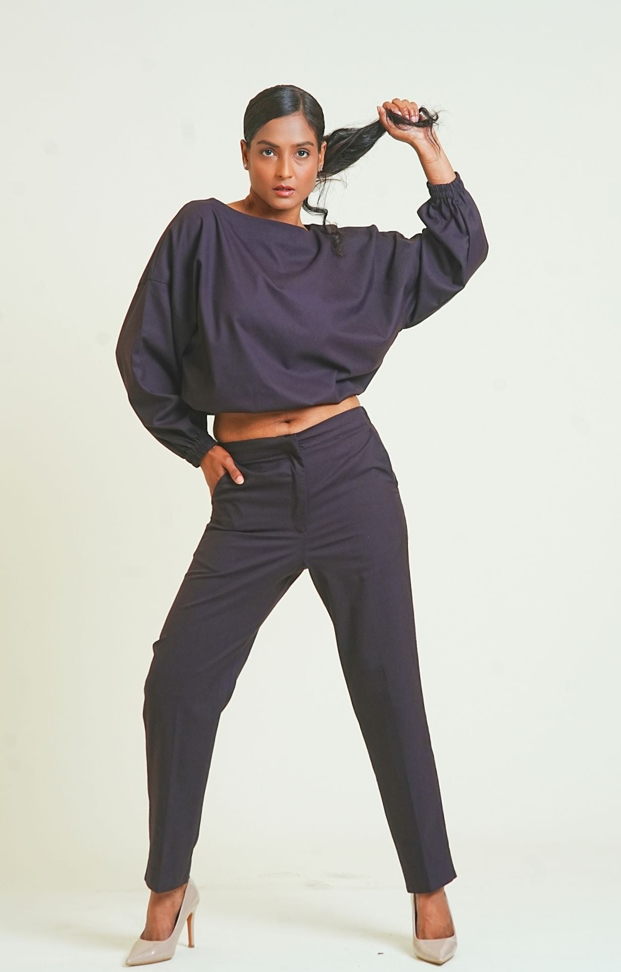 Image of The Composed Trouser - Wine