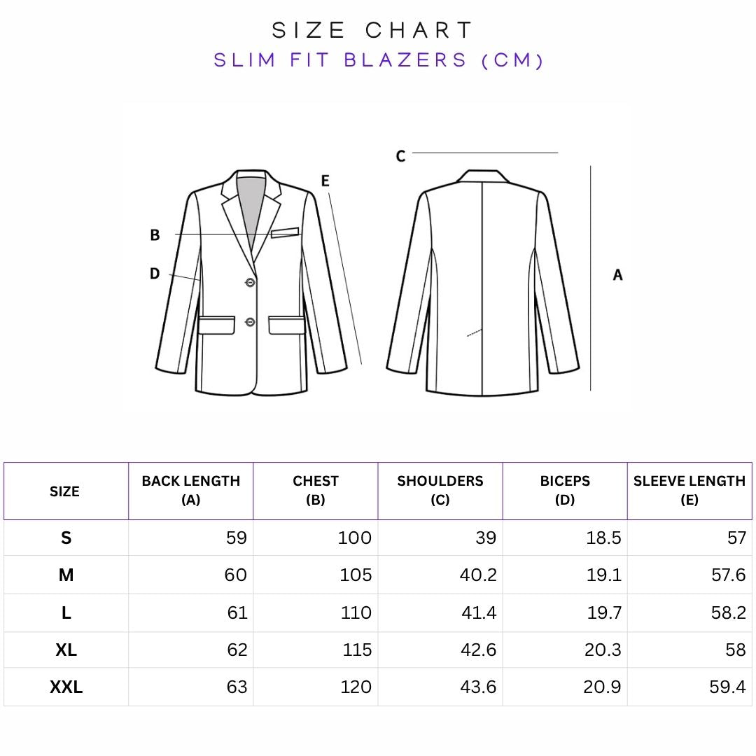 Size Chart (in cms)