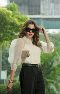 The Sheer Pintex Shirt