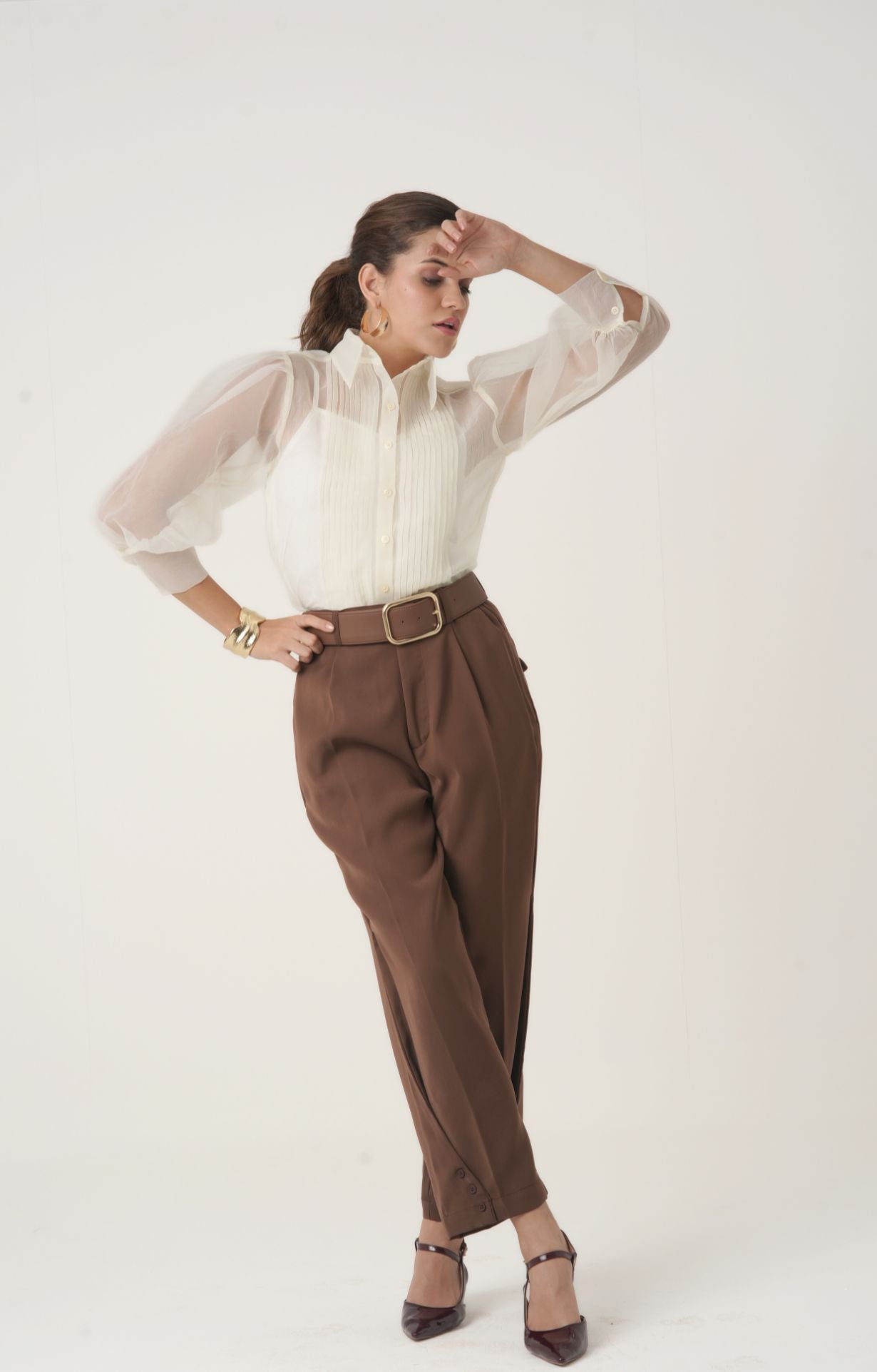 The Sheer Pintex Shirt