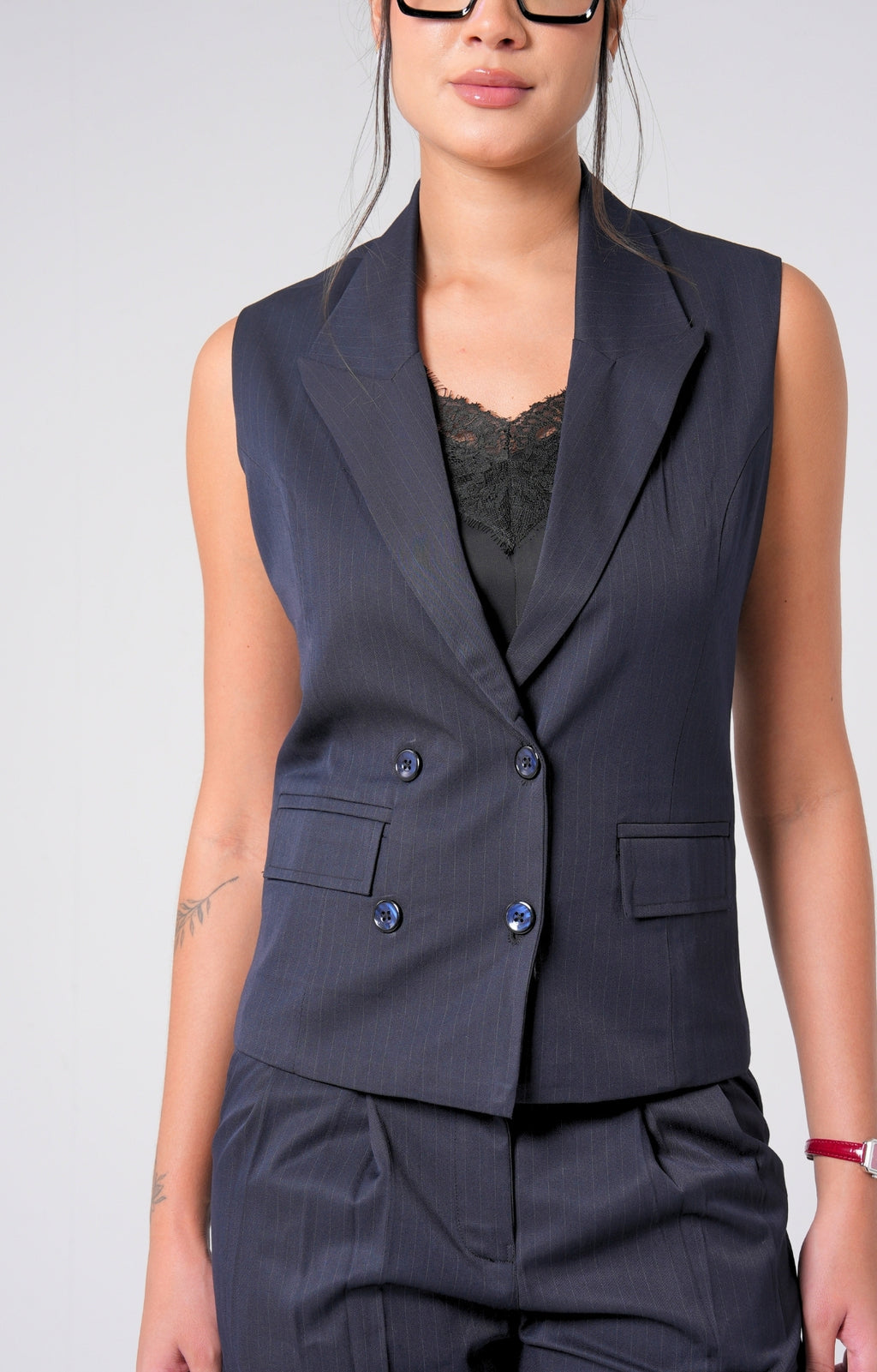The Sharpline Waistcoat - Blue