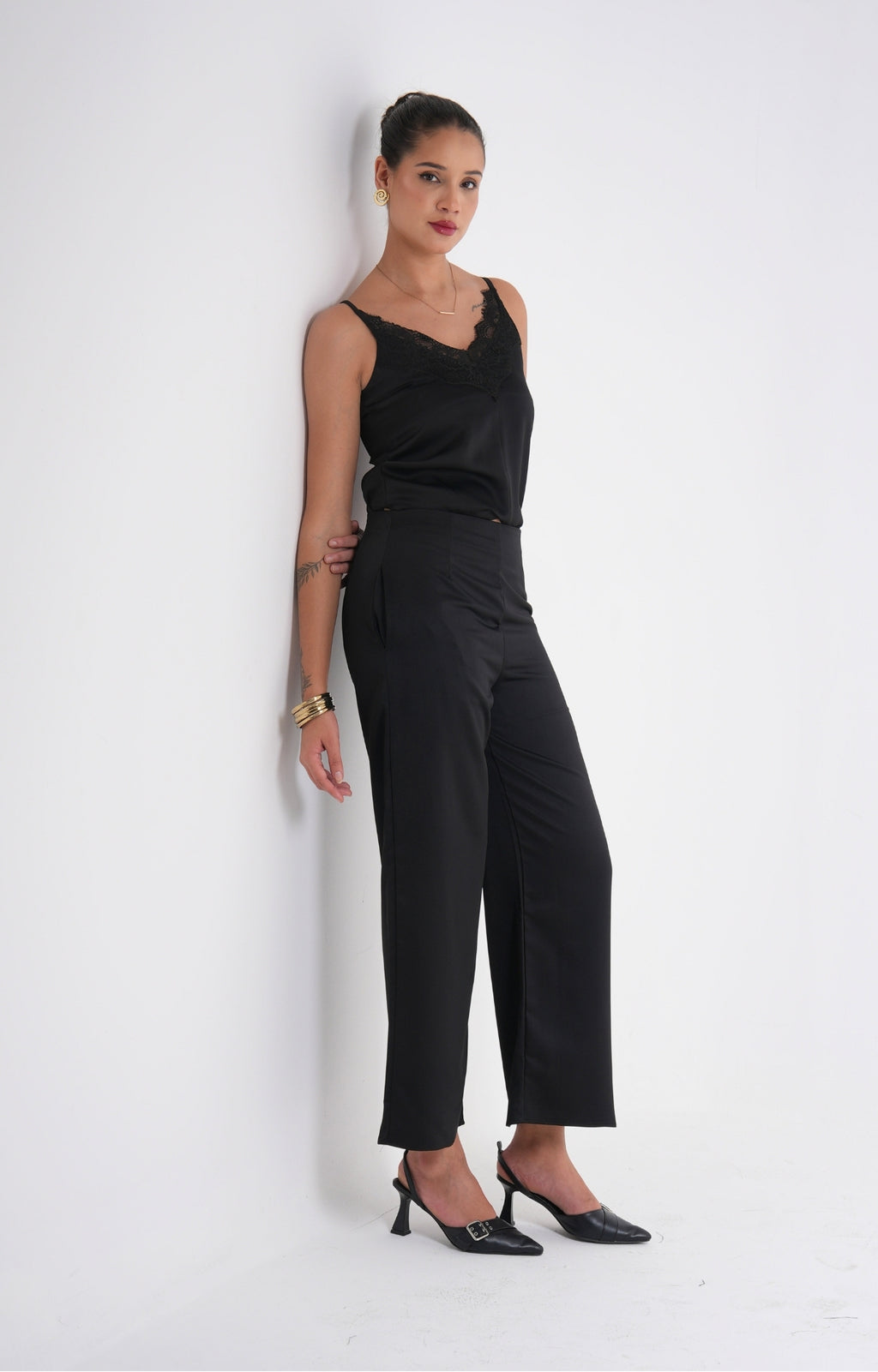 Basic Satin Trousers