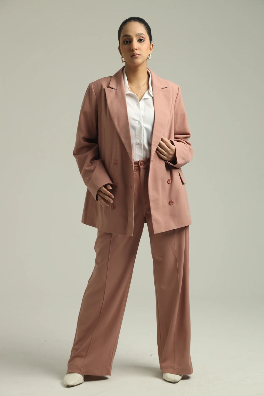 Oversized Blazers -Dusty Pink