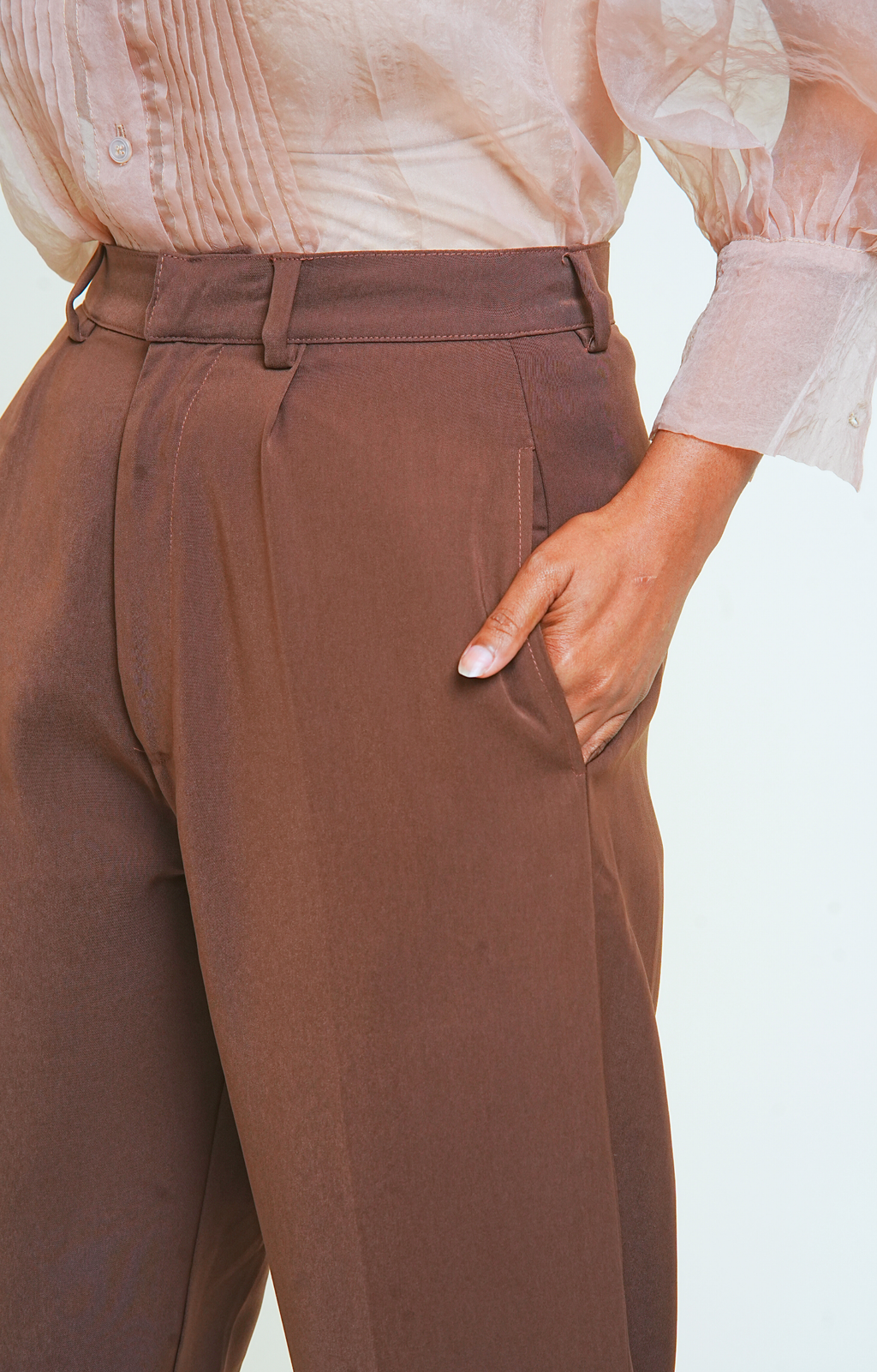 The Poise Trousers - Brown