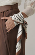 The Coffee Stripe Scarf