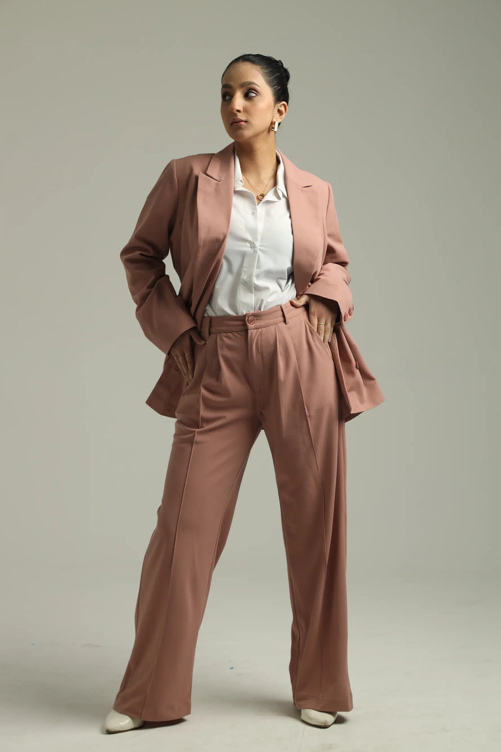Oversized Blazers -Dusty Pink