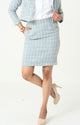 The Frostline Tweed Short Skirt