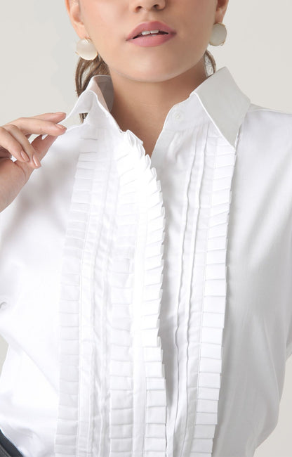 The Structured Pintex Shirt
