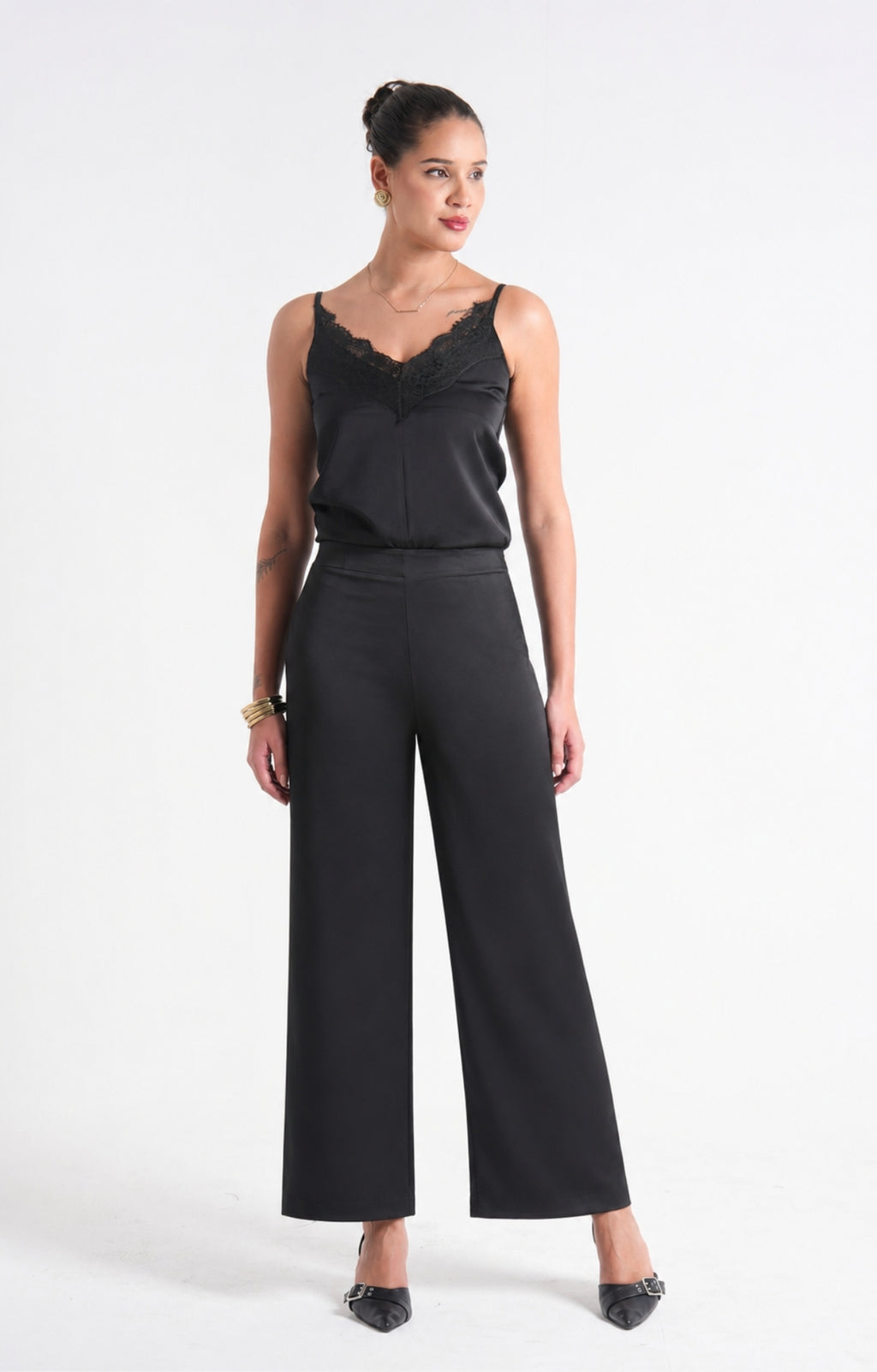 Basic Satin Trousers