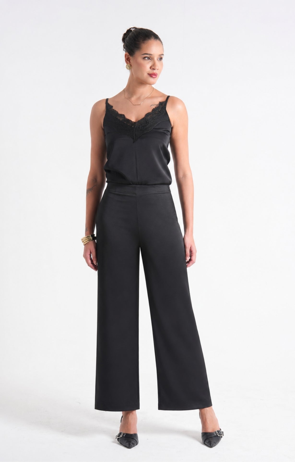 Basic Satin Trousers