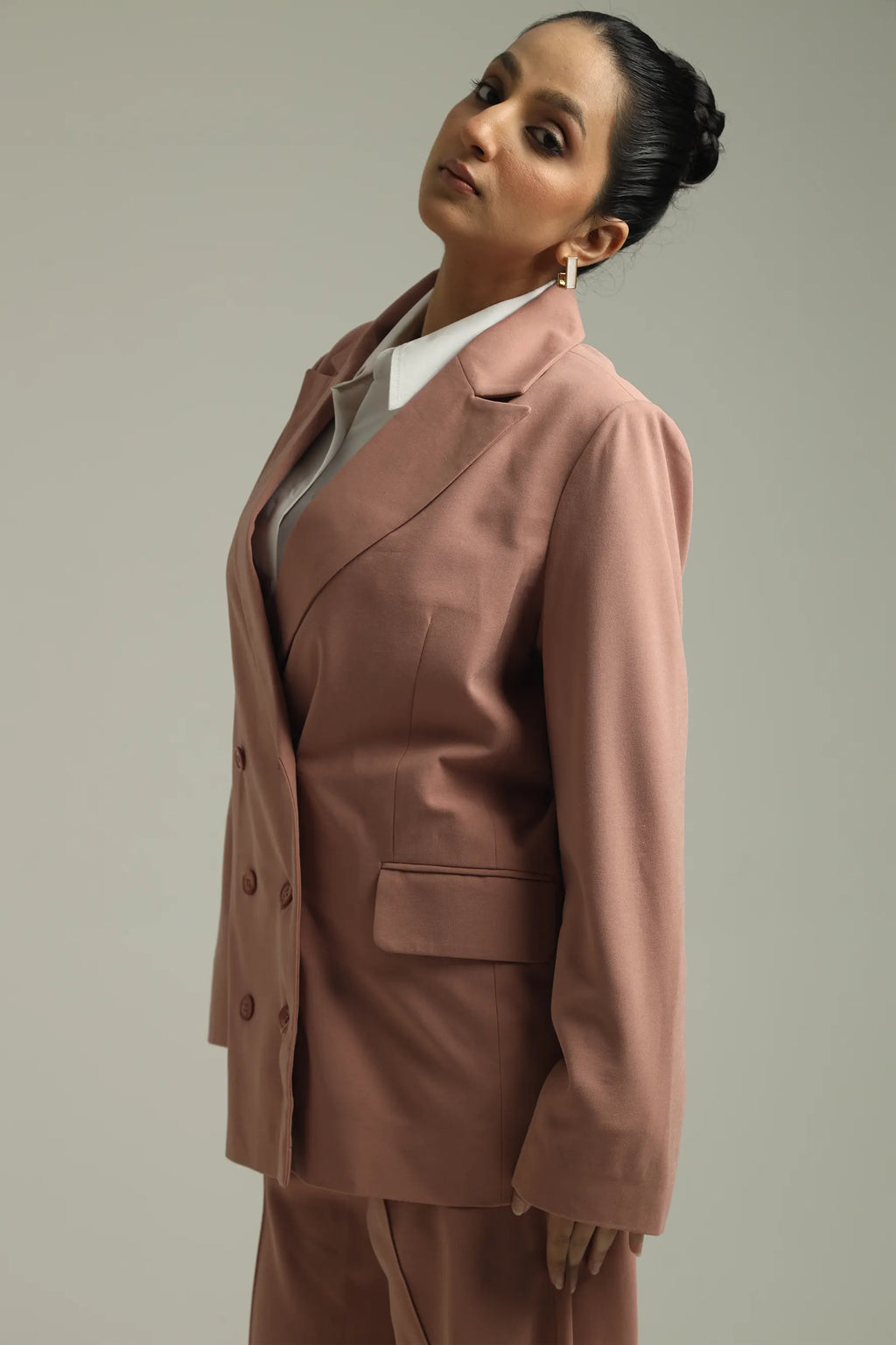 Oversized Blazers -Dusty Pink