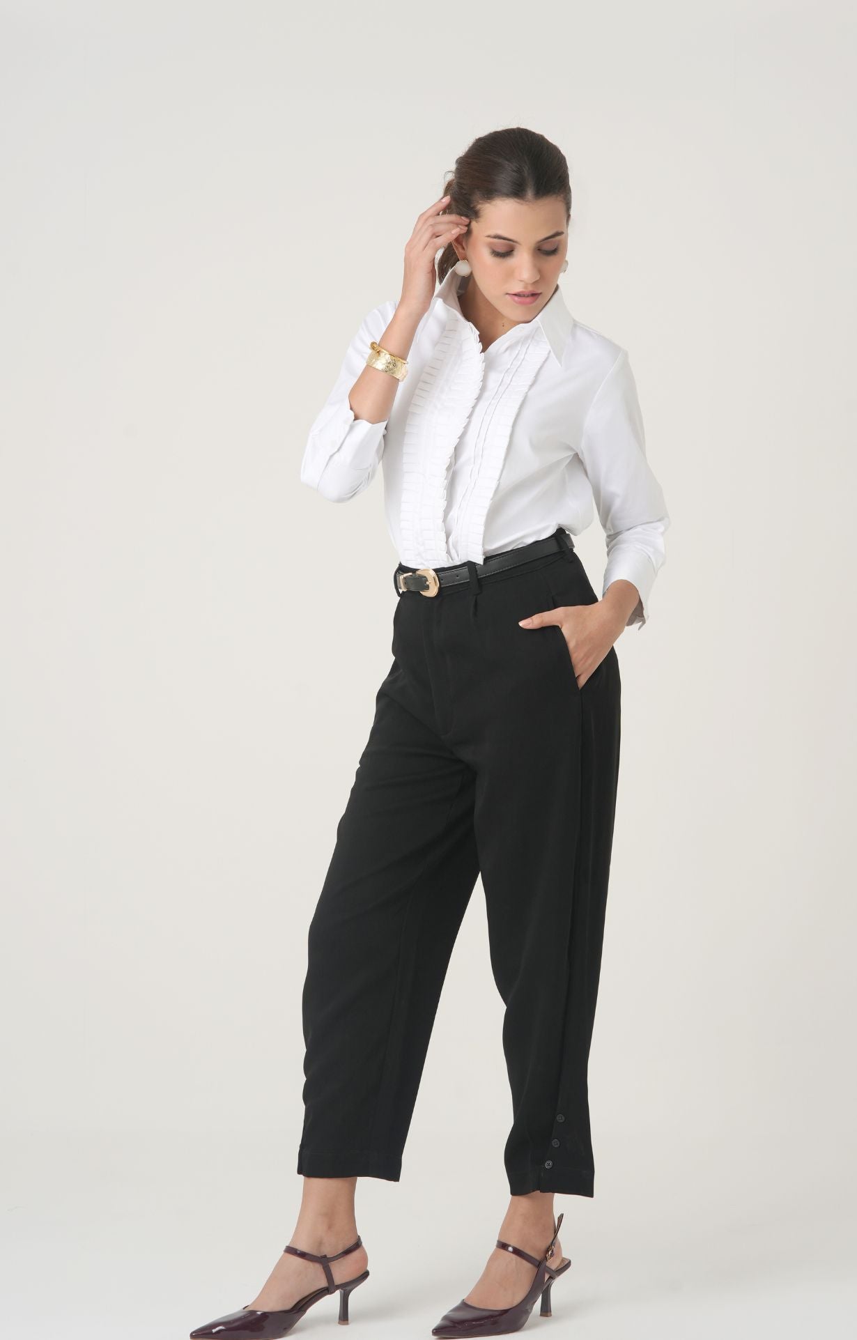 The Structured Pintex Shirt