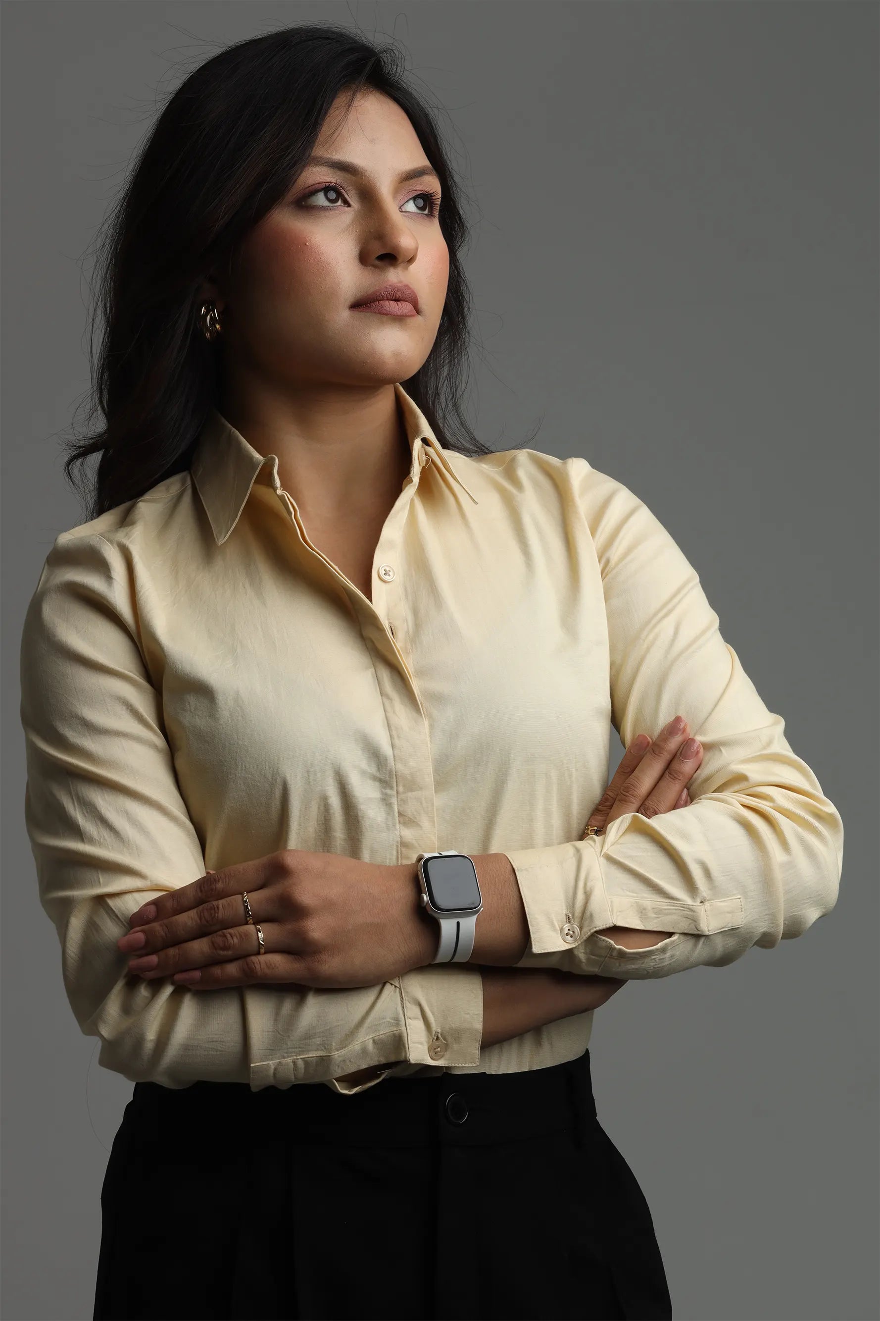 Image of Cotton Blend Regular Fit Shirt