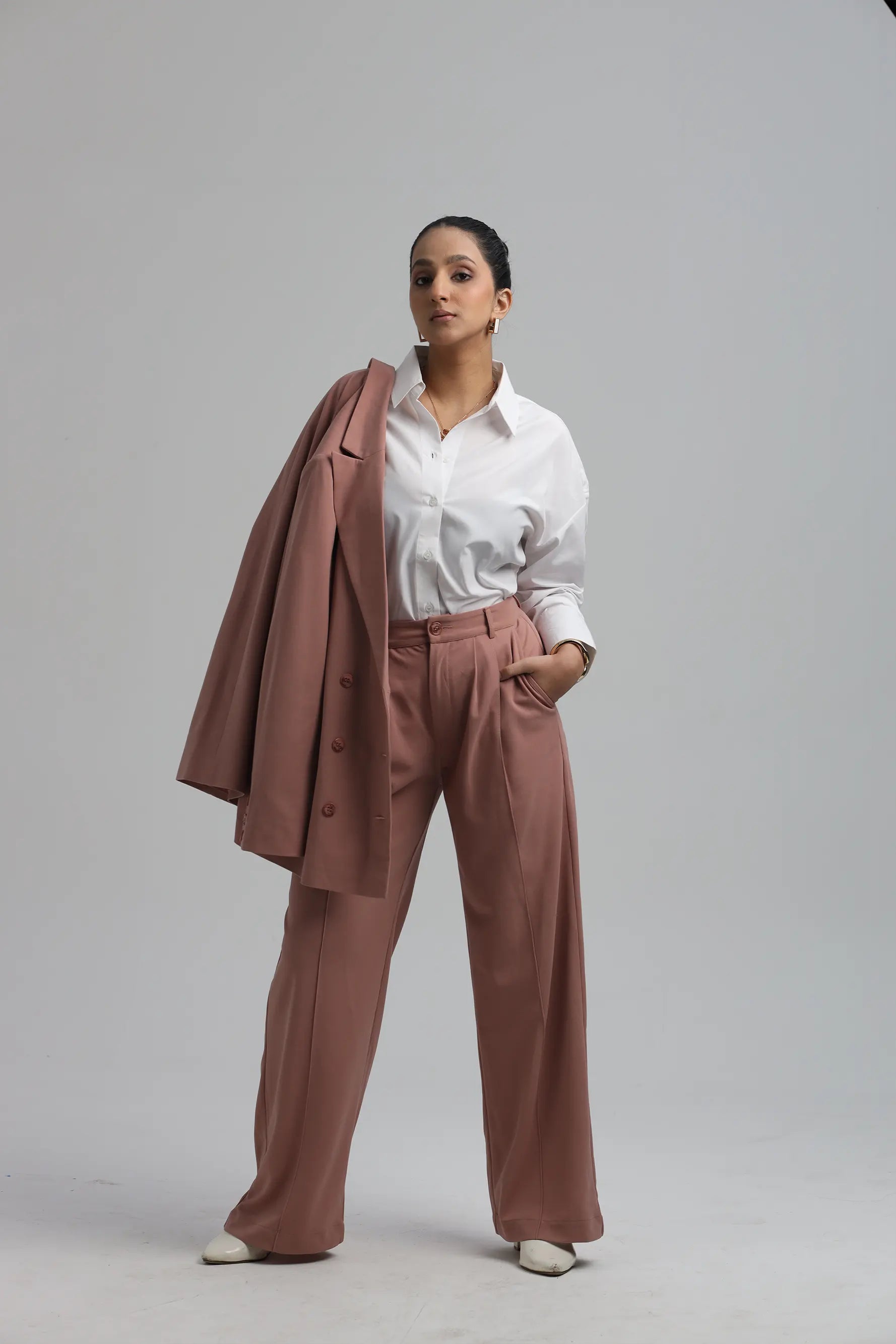 Oversized Blazers -Dusty Pink