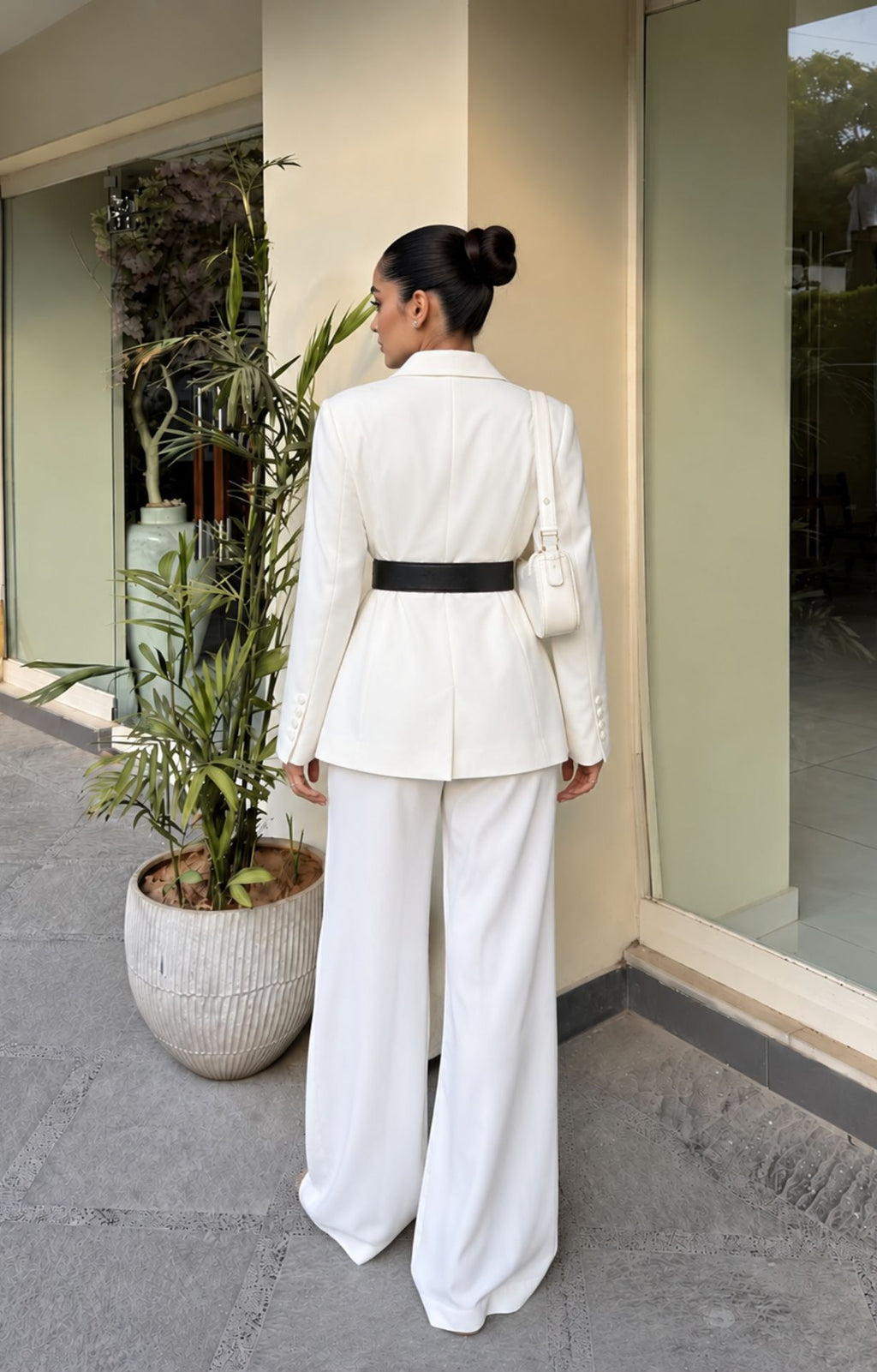 Oversized Blazers - White