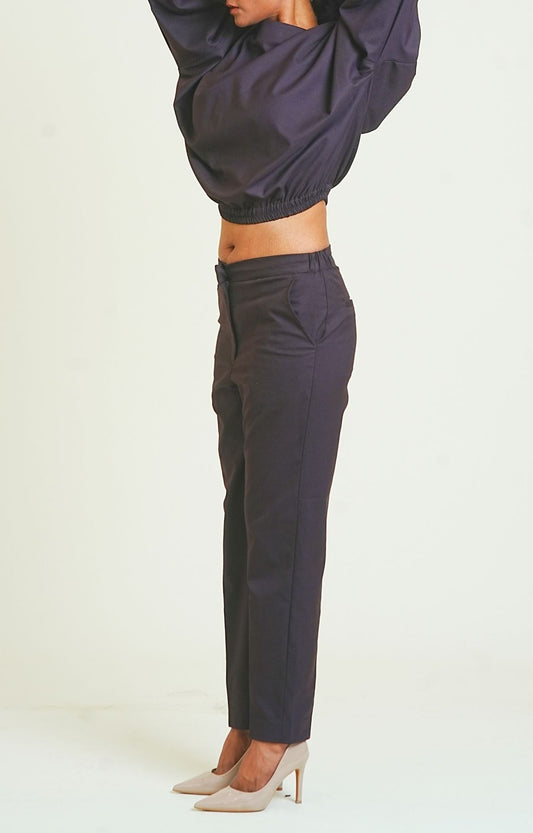 The Composed Trouser - Wine