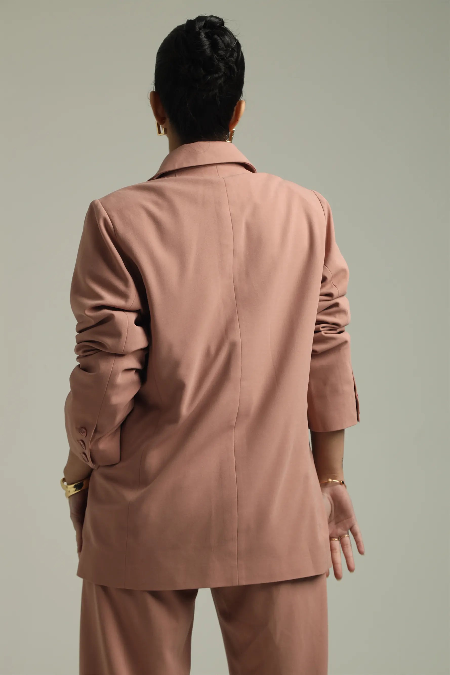 Oversized Blazers -Dusty Pink