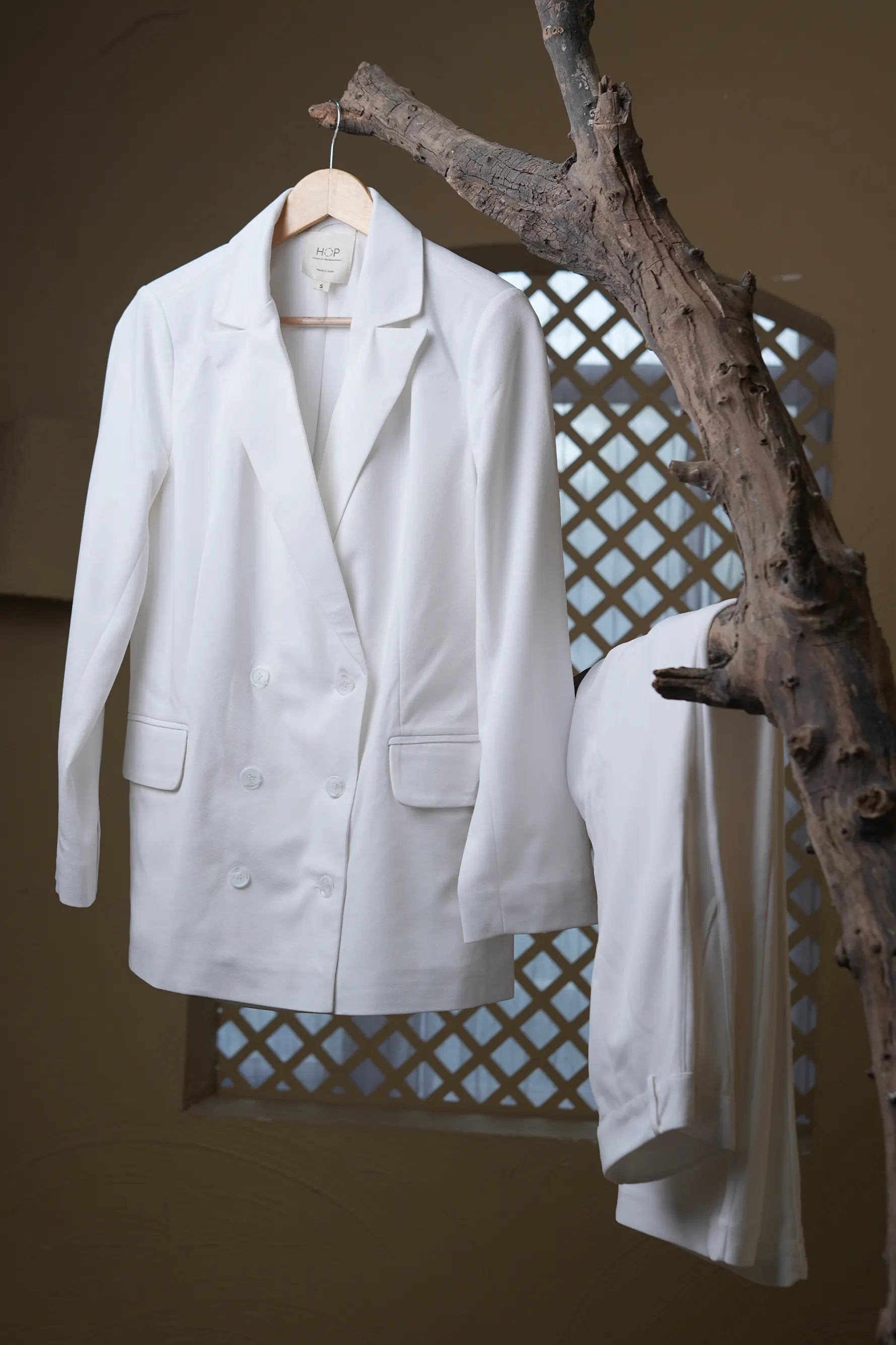 Oversized Blazers - White