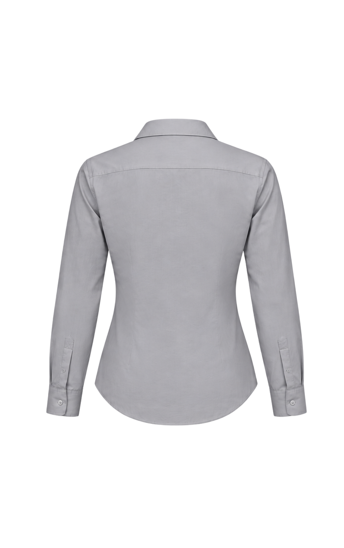 Cotton Blend Regular Fit Shirt- Gray