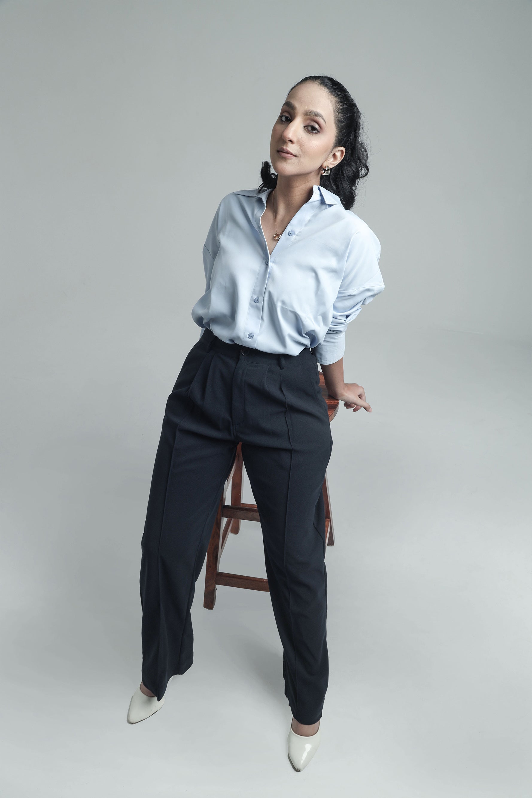 Image of Oversized Cotton Shirt